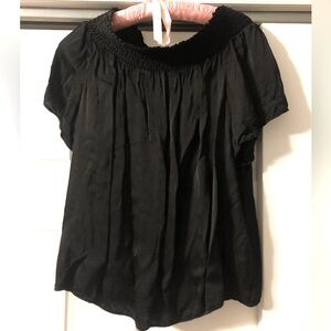 Women’s Off-the-Shoulder Black Top